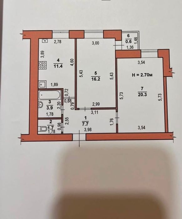 2-кімнатна 61,8 м² | ЖК «ЗЕЛЕНИЙ МАСИВ» | ТИХИЙ район, ПІДВАЛ, краєвид