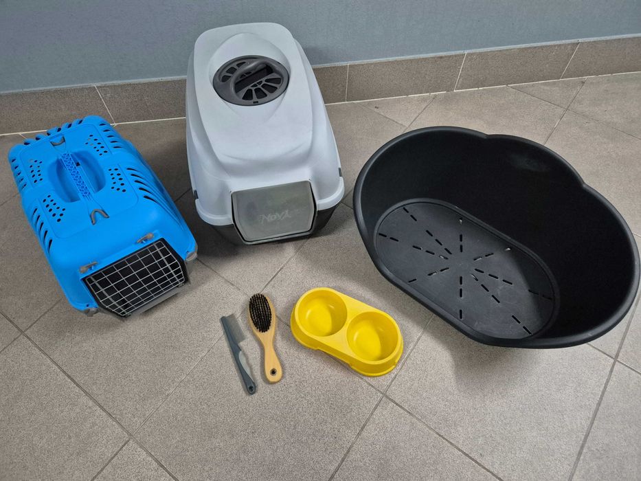 Kit completo de acessórios para gato