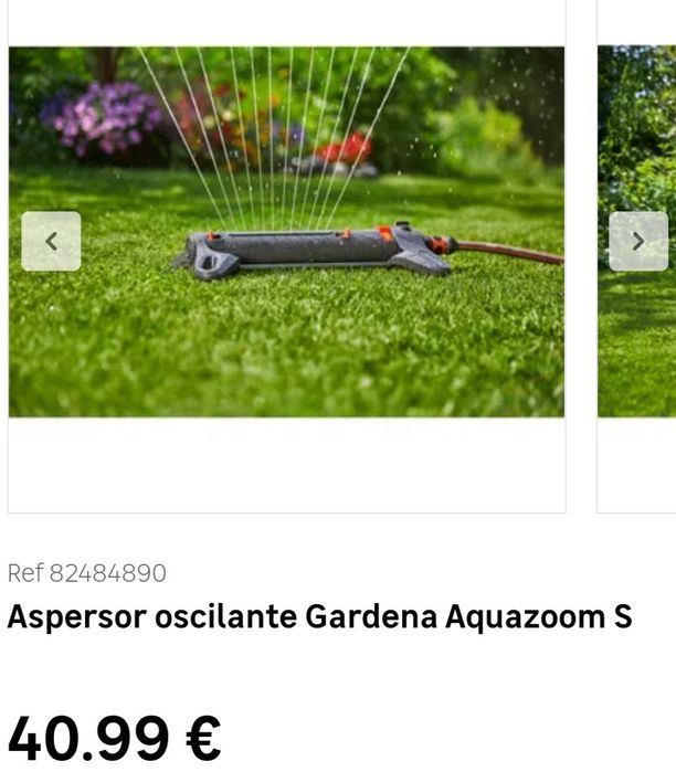 Dois aspersores de rega oscilantes GARDENA