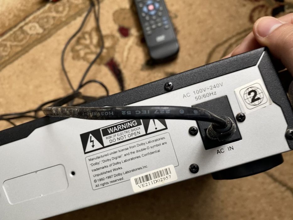 DVD-програвач Mustek V560 black DVD-PLAYER