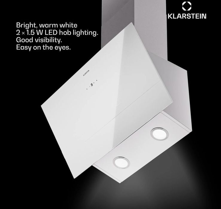 Кухонна витяжка Klarstein Laurel 60 Білий! З Німеччини!