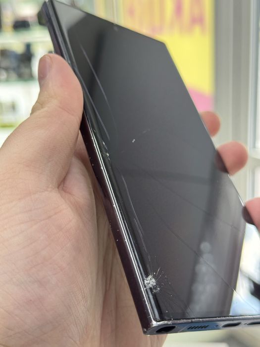 Битый дисплей Samsung s23 Ultra