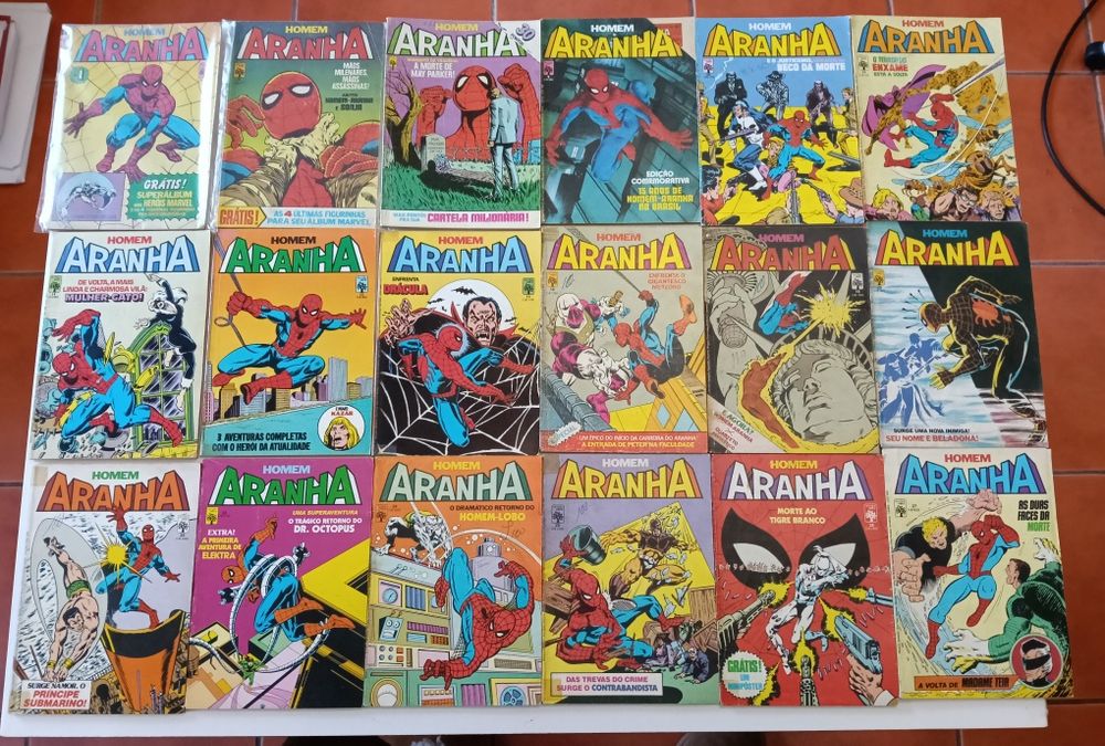 53 Livros Homem Aranha e Hulk, da Abril e da Marvel