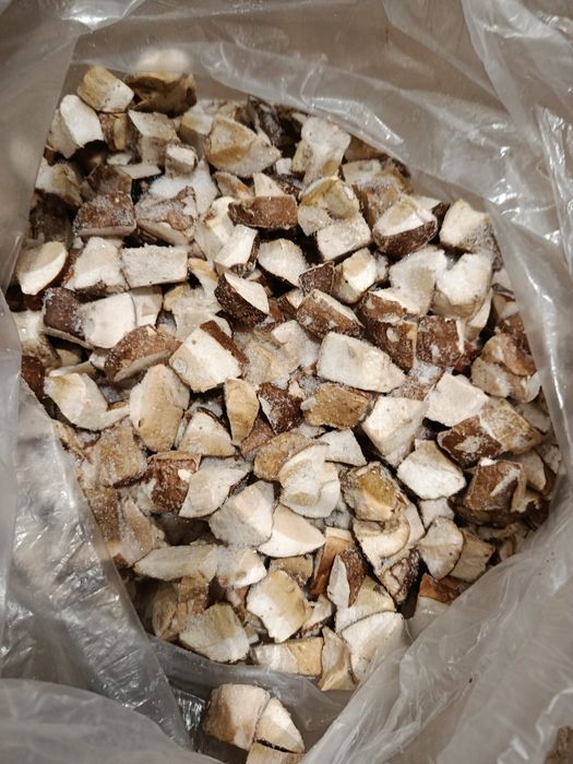 Гриби білі свіжо морожені кубик