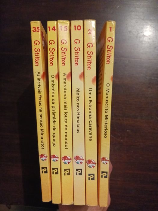 Livros da coleção Geronimo Stilton (venda individual ou em conjunto)