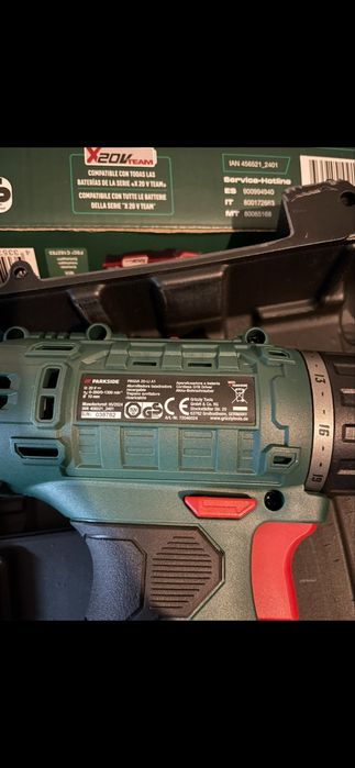 Aparafusafora 20v Parkside com carregador e bateria