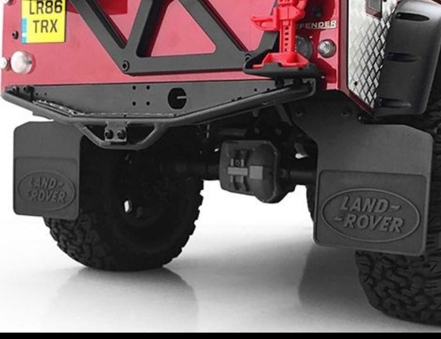 Gumowe chlapacze Land Rover black do modelu rc TRAXXAS TRX 4 1:10