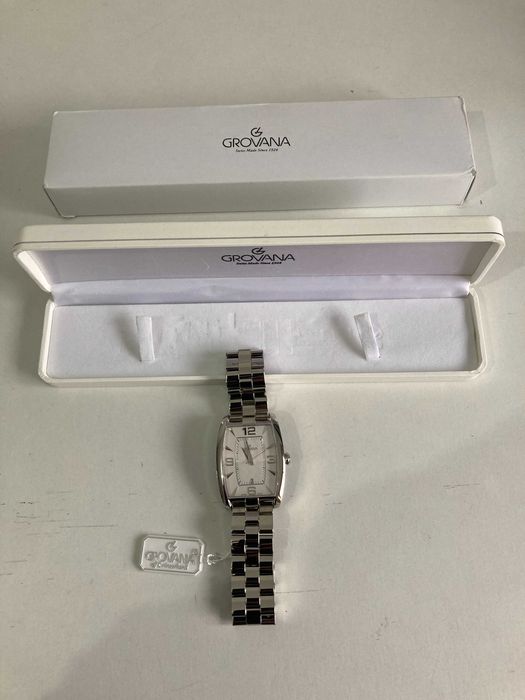 Relógio Suíço Grovana 2085.1132 pulseira de aço - Usado