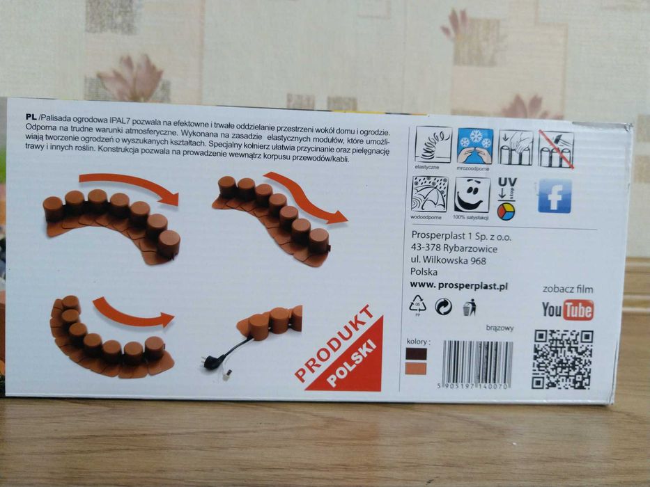 OKAZJA Palisada ogrodowa IPAL7 4,05 m obrzeża ogrodowe ipal 7 Wysyłam
