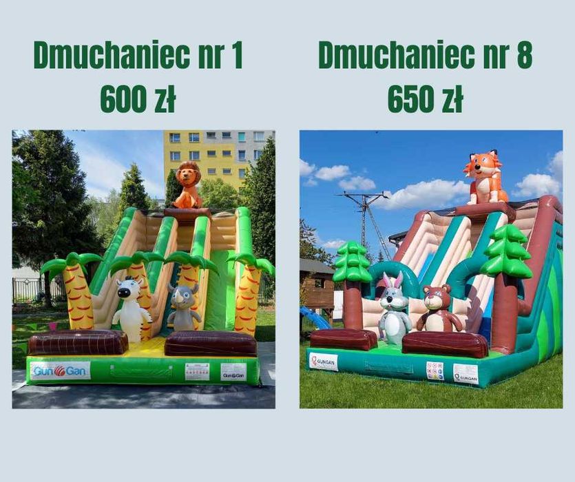 Dmuchany Zamek Zjeżdżalnia WYNAJEM C Dmuchaniec Dmuchańce
