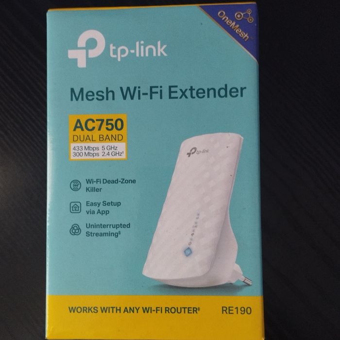 Wzmacniacz wi-fi TP link Ac750 Re190