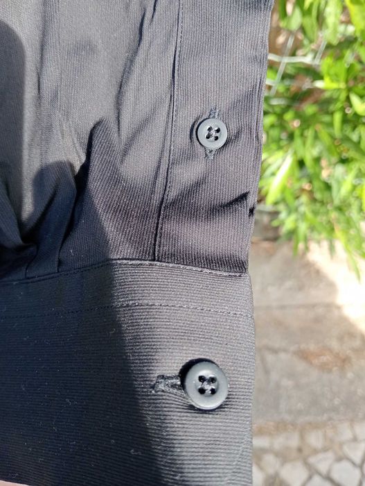 Camisa preta Massimo Dutti