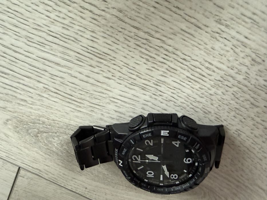 Casio Protrek Quad Sensor Bluetooth Sync Titanium