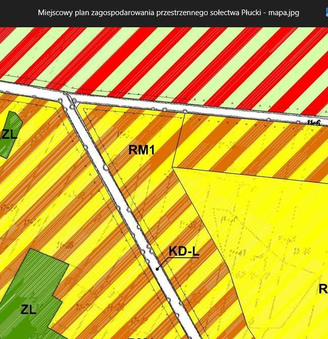 Działka budowlana Płucki