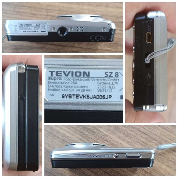 Крутий TEVION SUPRA 8-кратний ЗУМ 16mp CCD digicam+Првний комплект