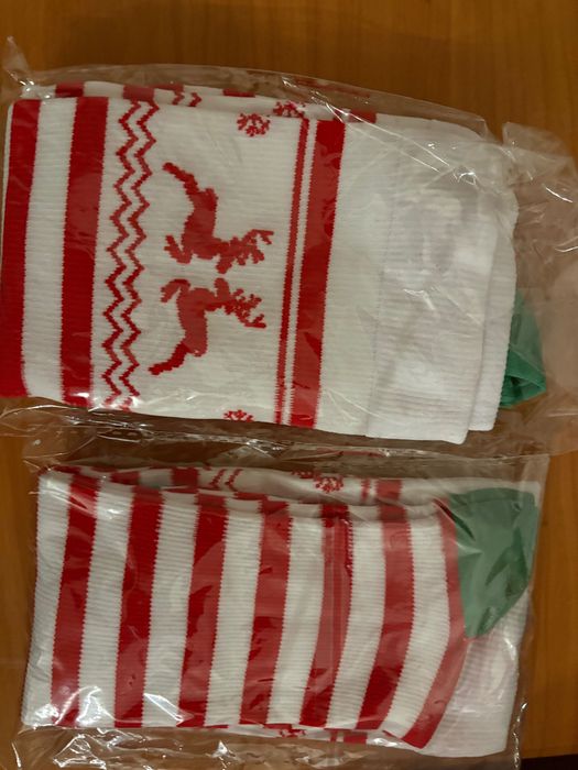 Компресійні підколінки в новорічному стилі