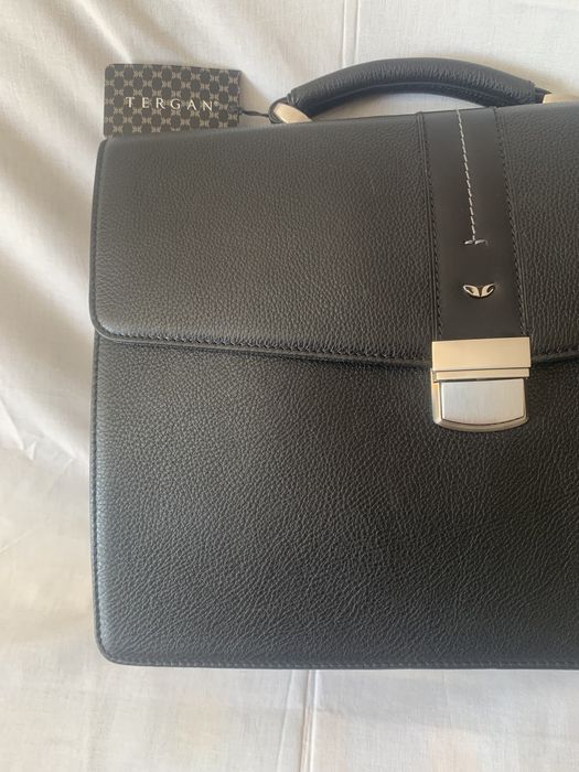 Оригінальна чоловіча сумка з натуральної шкіри Tegran