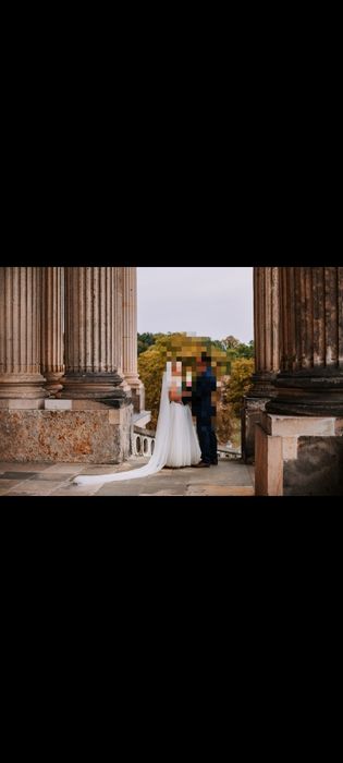 Welon ślubny 3 metry