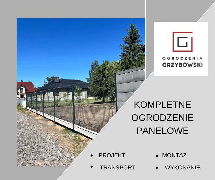 Kompletne ogrodzenie panelowe 175cm 50 mb !
