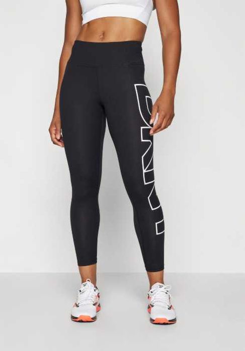 Легінси dkny з високою талією, утягуючі, довжина 7/8