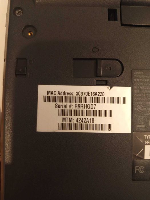 Laptop Lenovo ThinkPad T520, Win 10, 8GB RAM, Intel Core i5, 1 TB HDD