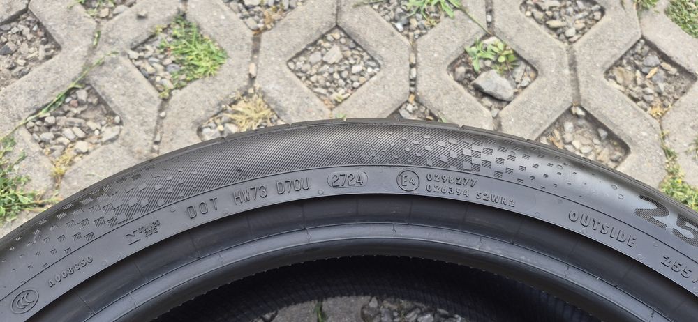 255/40r20 101Y XL Continental SportContact 6 z 2024r ładne.