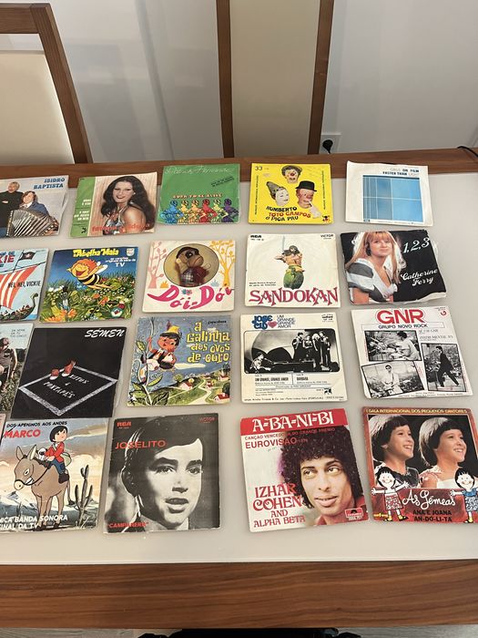 Discos de vinil anos 70/80/90