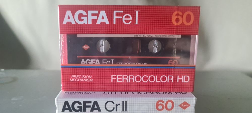 Kaseta magnetofonowa AGFA FE I FERROCOLOR HD