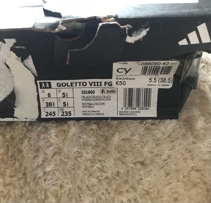 Chuteiras Adidas Goletto VIII FG