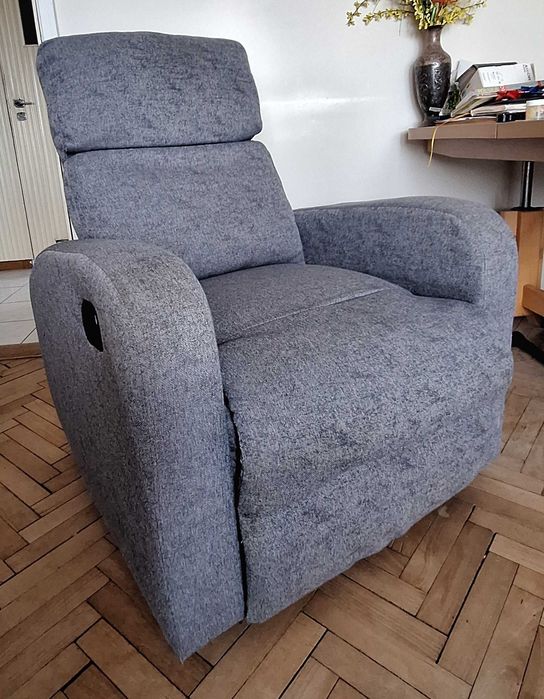 Fotel wypoczynkowy rozkładany, idealn relaks w domu
