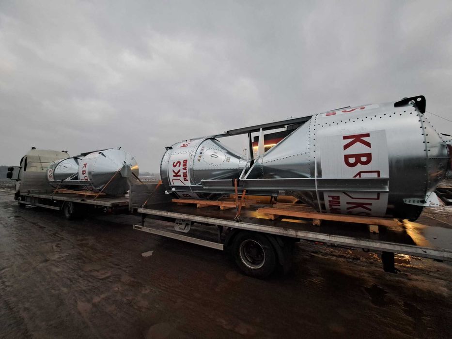 Silos lejowy paszowy kslp230/5 18ton Kbks Poland