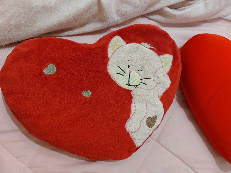 Almofadas coração dia dos namorados