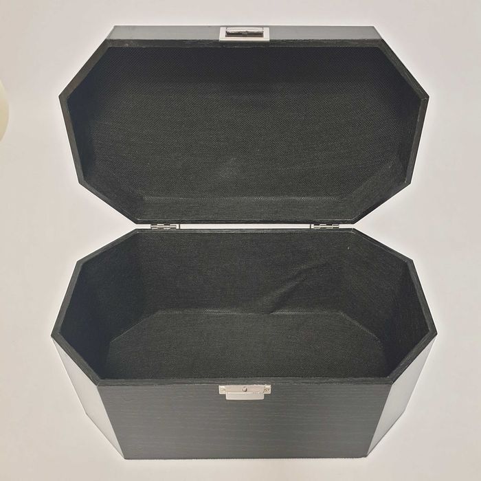 CAIXAS DE MADEIRA 23671 BLACK 30x17,5x16 CM
