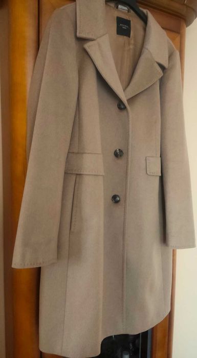 płaszcz Max Mara 38 kaszmir kaszmirowy