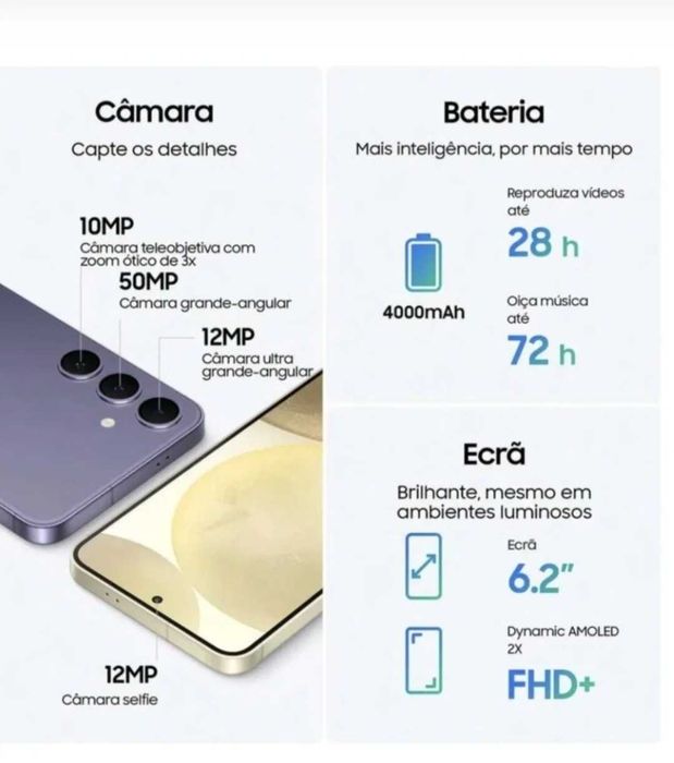 Samsumg S24 BEM CONSERVADO,  Camera 8K