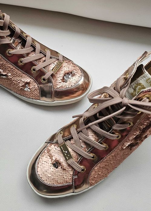LIU JO  sneakersy włoskie cekiny roz 40-41