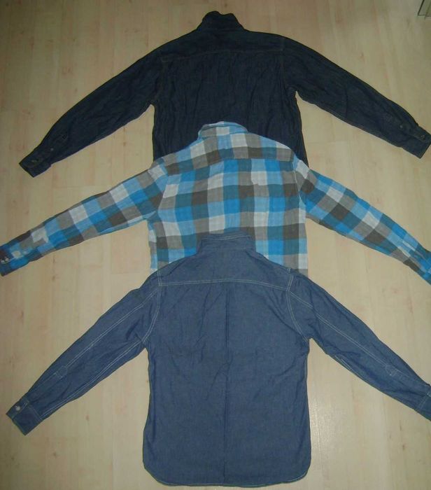 zestaw 3 koszul męskich koszula h&m roz M