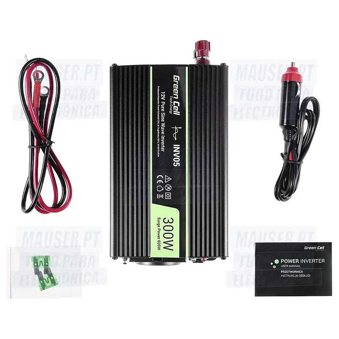Inversor de onda modificada 12V (300W) (Autocaravana / Campervan)