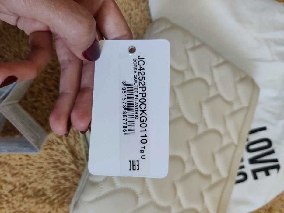 Mala tiracolo (com alça removível) - Love Moschino