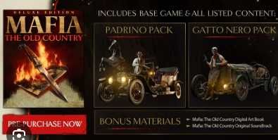 Mafia: The Old Country Delixe Edition + DLC Man of Honor офлайн активація Steam на ПК