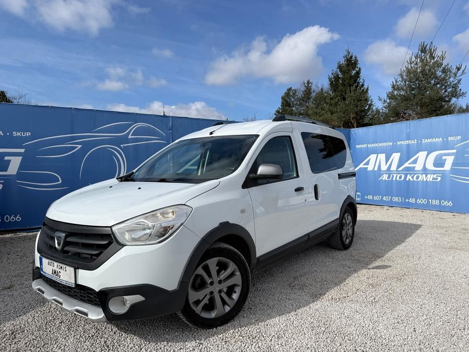 Dacia Dokker Hak*2xKluczyk*Tablet*Klima*Bluetooth*Radio*Gwarancja w cenie*