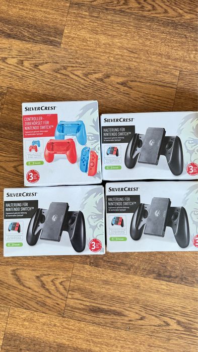 Набір аксесуарів для Nintendo Switch SilverCrest + кейси для картриджів оптом лот опт