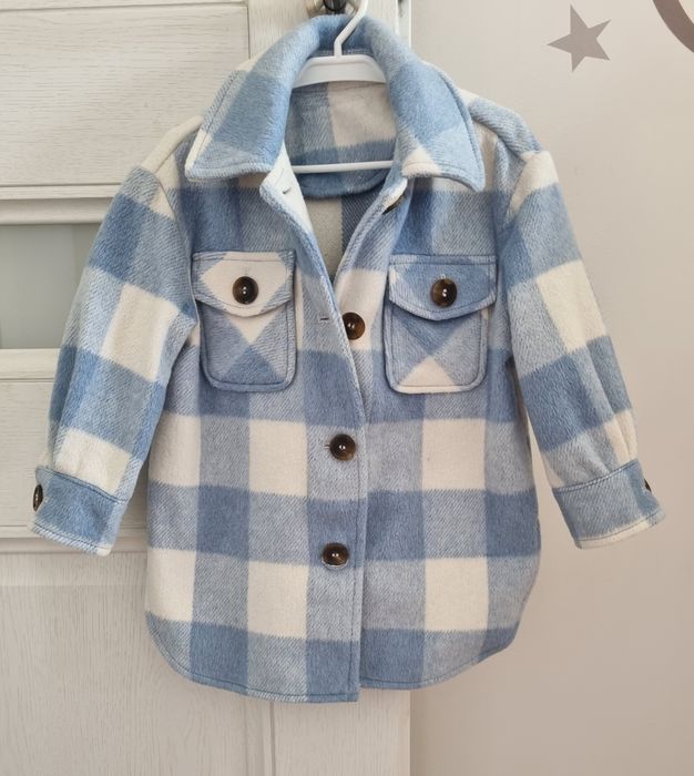 Kurtka w kratkę roz 104cm