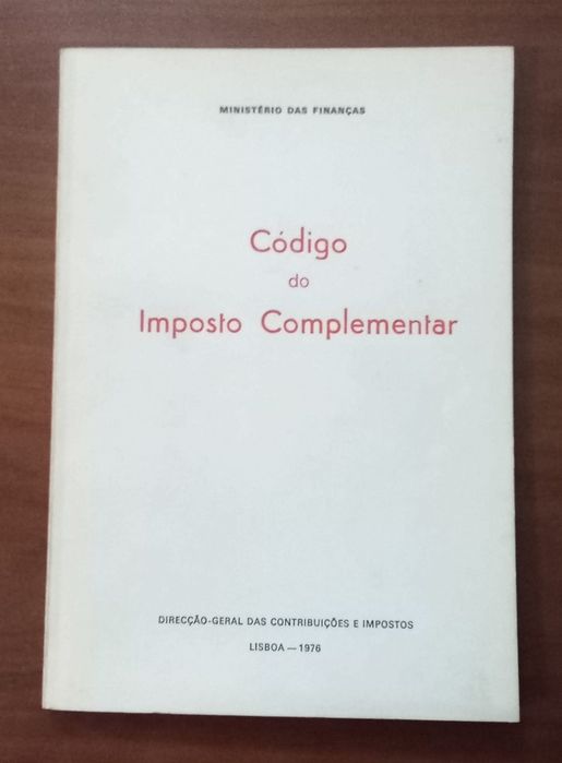 Código do Imposto Complementar