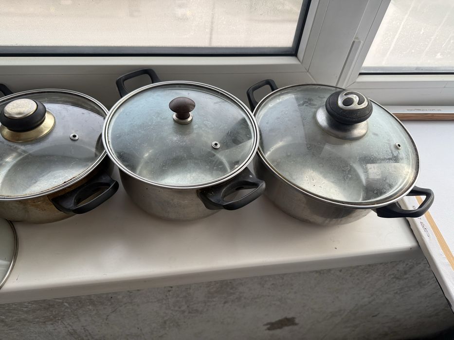 Набор кастрюль 7 кастрюль и 9 крышек