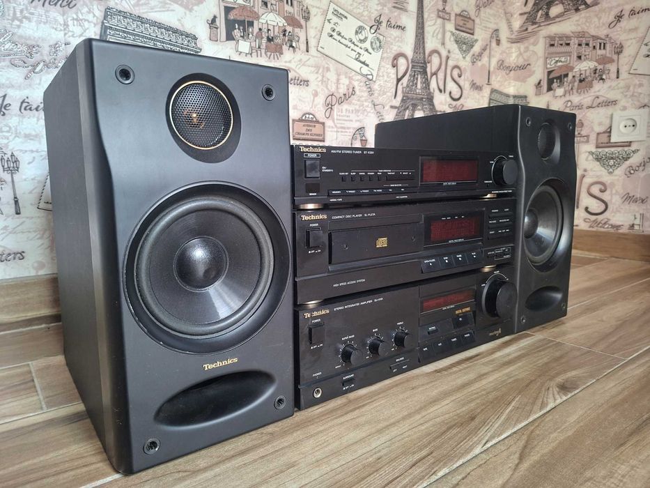 Стойка Колонки Усилитель Technics 2x80Вт. 20кГц. 6Ω | Якісна Hi Fi акустика | Привезена з Європи | стан ТОП