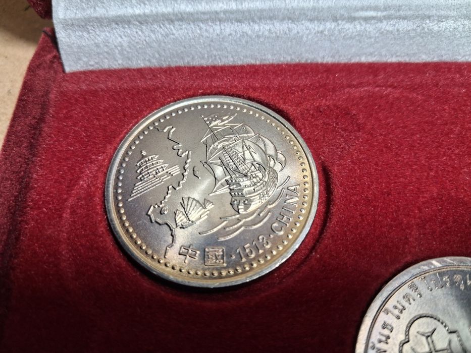 Moedas comemorativas escudos VII série descobrimentos