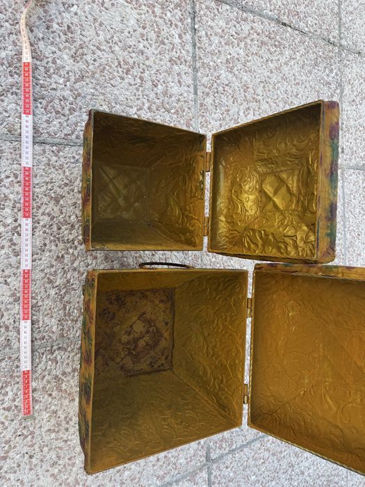Caixas decorativas em latao de marrocos otimo estado