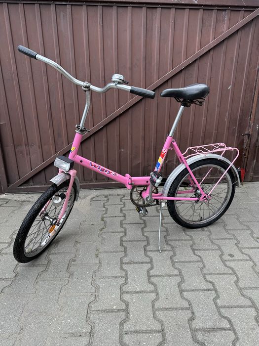 Rower Wigry 3 skladak różowy