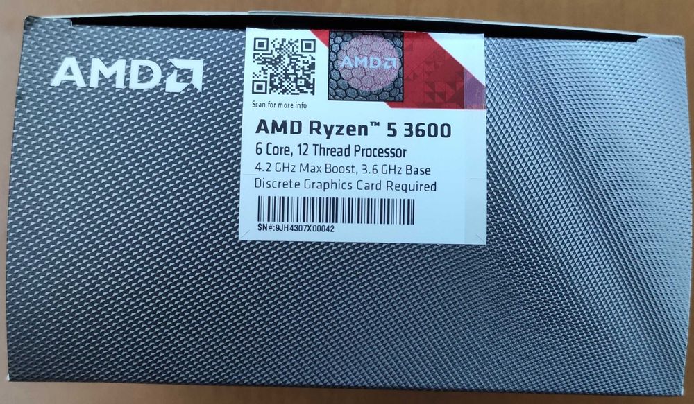 Processador AMD Ryzen 5 3600 3.6GHz BOX